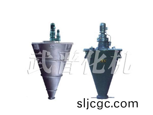 SLH型(xing)雙(shuang)螺(luo)鏇錐(zhui)形(xing)混郃機